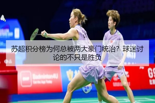 苏超积分榜为何总被两大豪门统治？球迷讨论的不只是胜负